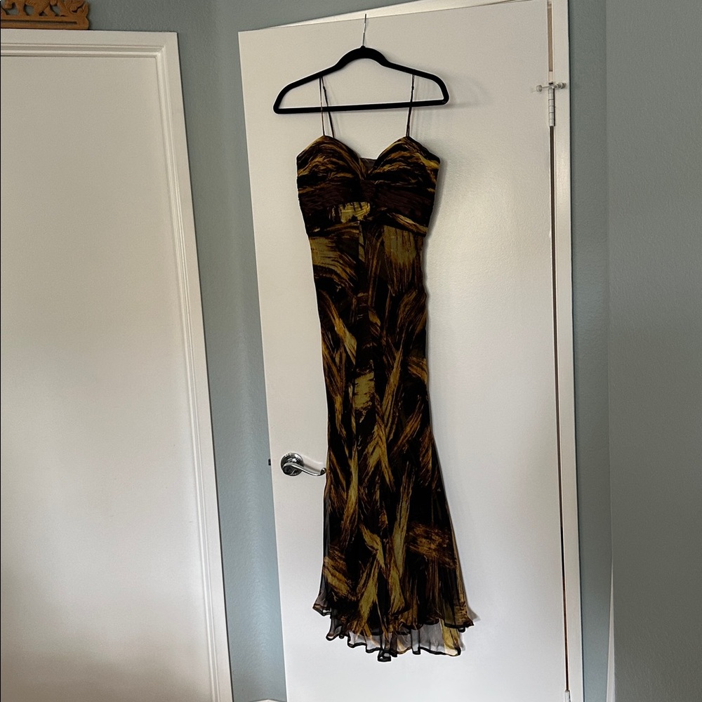 Nina Austin Elegant Gray Dress